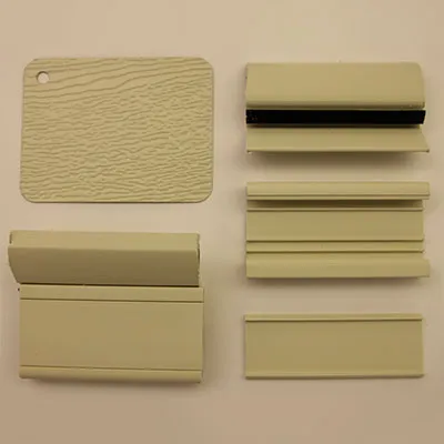 Weatherstripping, exterior, perimeter, double blade, repair